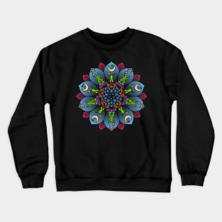 Goddess Within Drum Circle Mandala Crewneck Sweatshirt